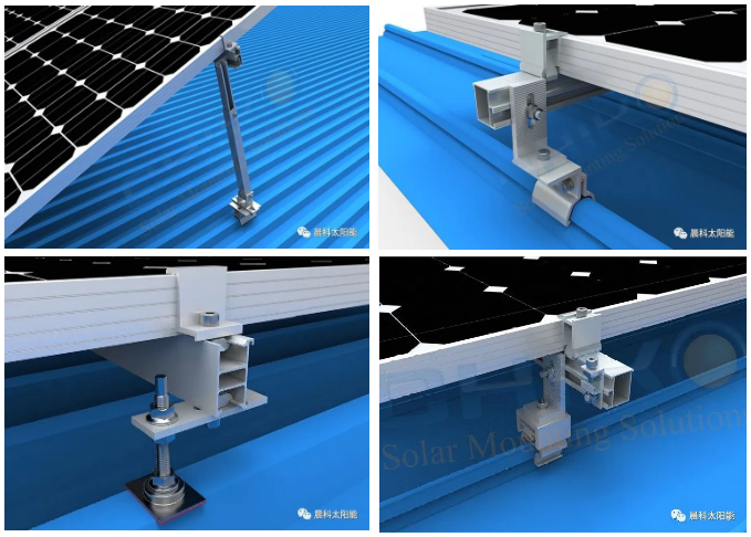 このようなカラー鋼板屋根太陽光架台設置方式を見たことがありますか