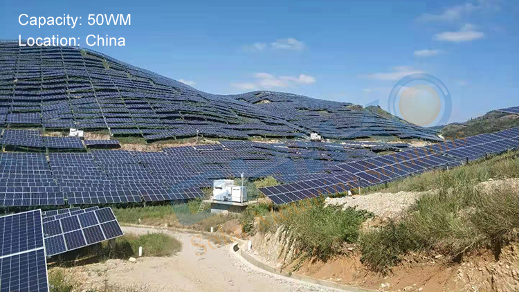 50MWの山脈太陽光架台-チコソーラーが貴州省太陽光発電市場応援“PUBG”