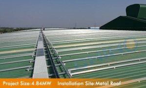 セッパンに設置産業用太陽光発電4.8MW--上海チコソーラーシステム