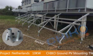 オランダの10KWプロジェクト丨チコのTWC野立て太陽光架台システム