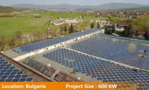 ブルガリア600KW地上太陽光架台プロジェクト