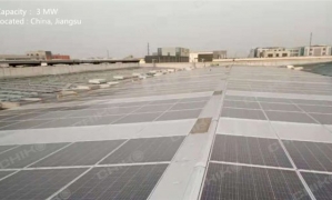 江蘇省常州3MW-チコソーラーBIPV防水太陽光架台プロジェクト