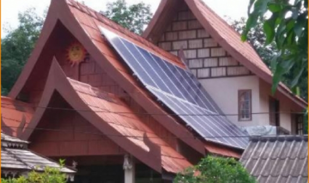 タイの4MW屋根支柱システム
